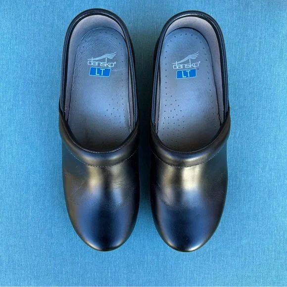 Dansko LT Pro leather clogs - black size 39 (US women’s 8.5-9) - Picture 3 of 12
